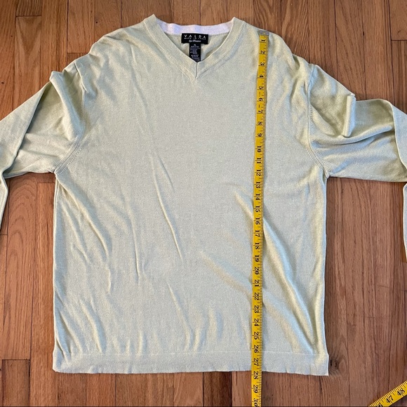 Valda by Toscano Sweater | Made in Italy | Pale Yellow | Size XL - Picture 6 of 6